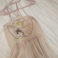 艺术吧 篇八：超级漂亮的仙女伴娘刺绣连衣裙：今年姐妹结婚，伴娘服我已经找好了。