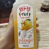 这个芒果饮料芒果味也太浓稠了吧