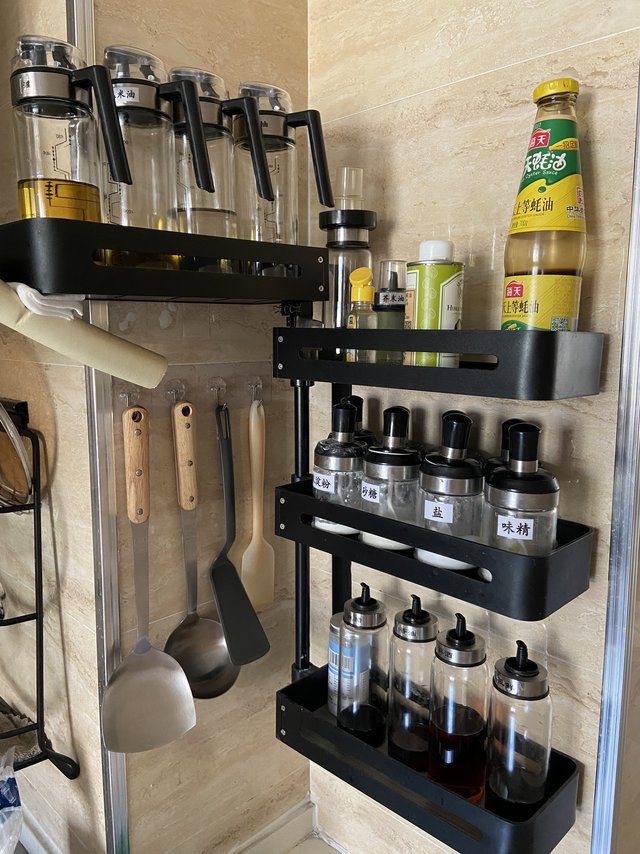 让你的厨房瞬间变大的调料架