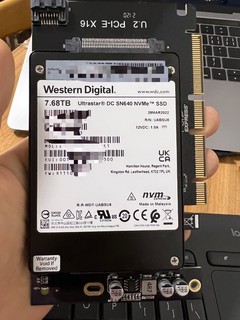 7.68T容量拉满的ssd西数sn640企业级固态