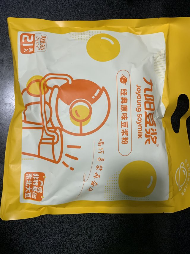 九阳的豆浆粉居然比期待的要高