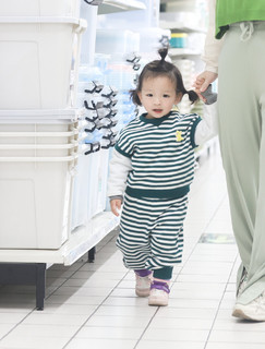 2岁的人类幼崽无性别穿搭 ｜外出逛超市🛒