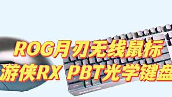 好物分享 篇六十三：游戏套装怎么选？ROG 月刃无线鼠标AimPoint搭配ROG游侠RX PBT光学游戏键盘真实使用体验分享