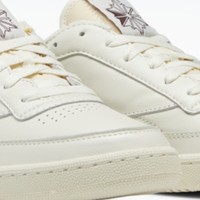 Reebok锐步官方男女CLUB C 85 VINTAGE复古樱花粉小白板鞋GX3681