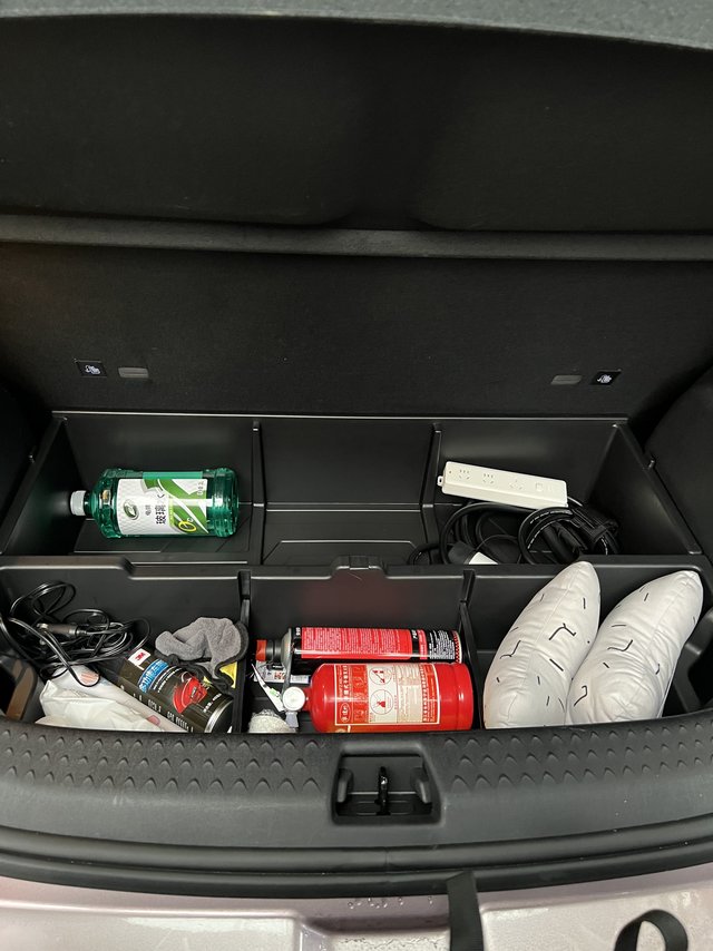 海豚后备箱终于填平了！