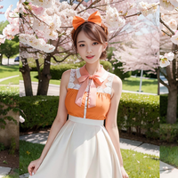Ai知多少 篇五：橙色元素的甜美小清新风格服饰搭配