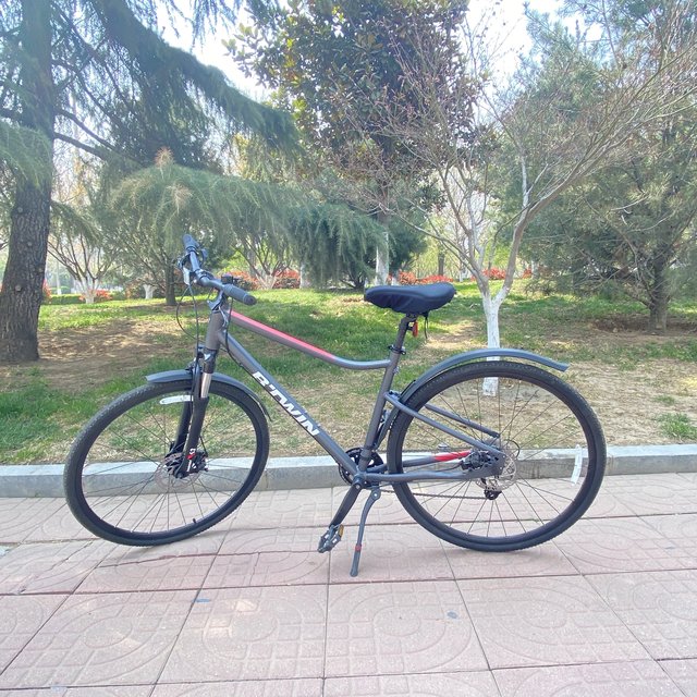 decathlon迪卡侬riverside500公路自行车8386505哑光灰s9速