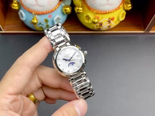 开箱广州买的浪琴心月贝母面石英，优雅百搭