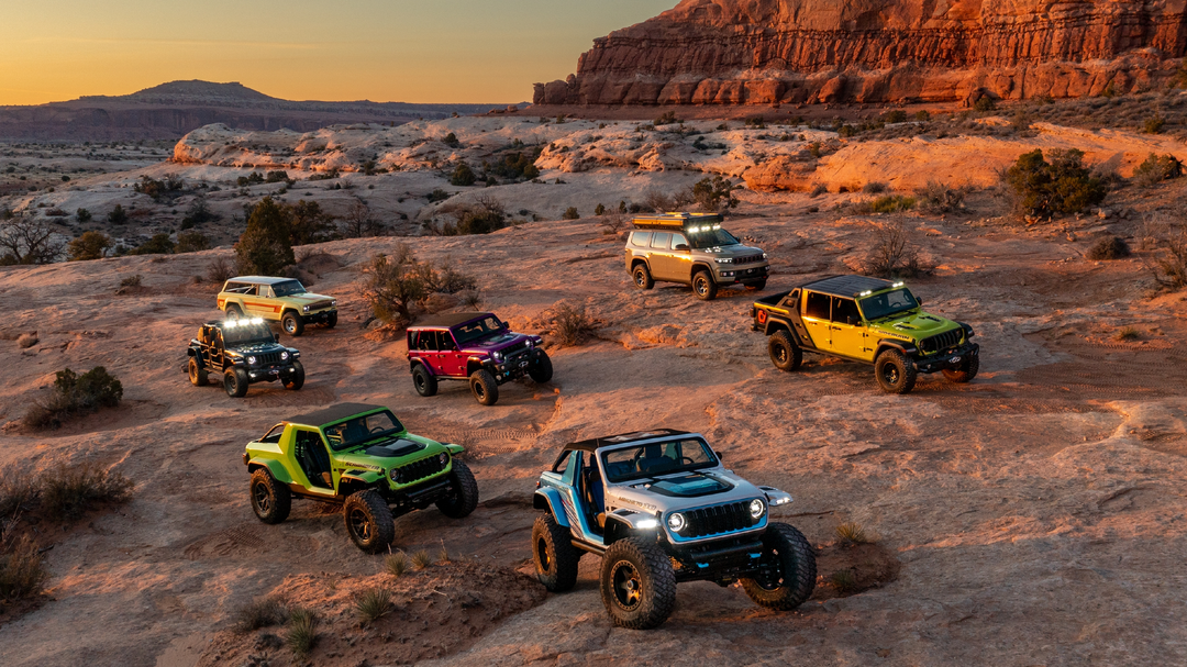 Jeep发布七款概念车官图，将于4月1日亮相