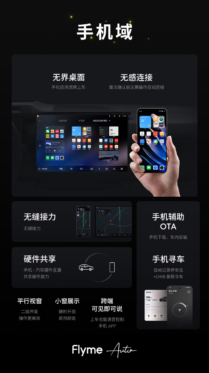 魅族发布 Flyme 10 系统，Alive Design 理念、OneMind 10.0 AI 引擎、强大车机互联