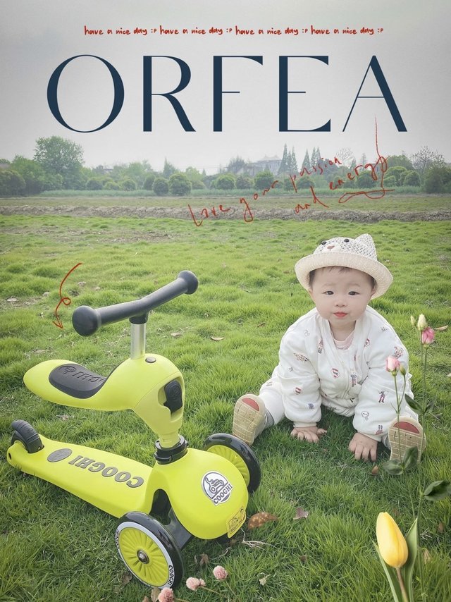 终于给宝宝安排上了这款超酷的酷骑滑板车！