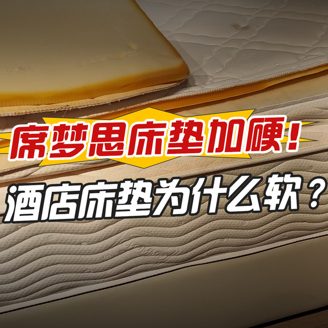 【床垫改造】席梦思床垫太软？揭秘酒店床垫里都有什么！