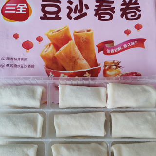 三全豆沙春卷，好吃不贵