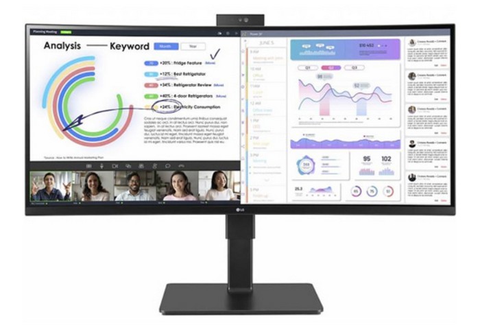 LG发布三款办公专用超宽屏，大尺寸、IPS曲面屏，适合分屏多任务办公