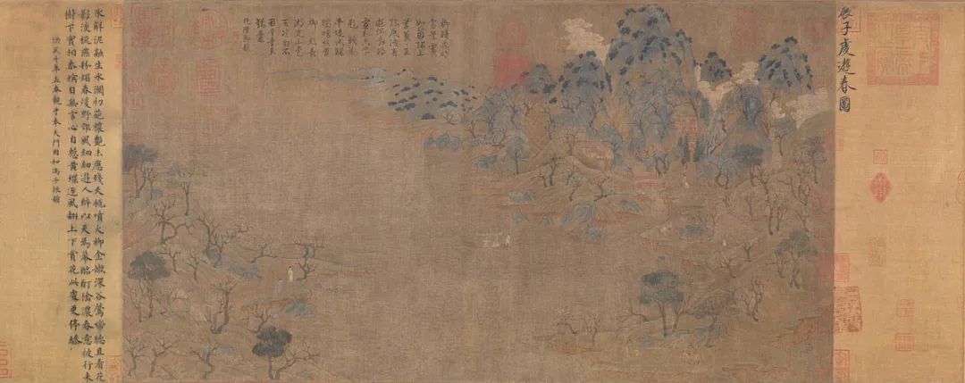 隋代展子虔所作《游春图》，是中国青绿山水的开山之作。©故宫博物院