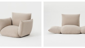 MUJI新品软垫沙发，可自由调节，一键摊平！