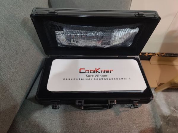 CoolKiller 透明机械键盘CK75三模客制化蓝