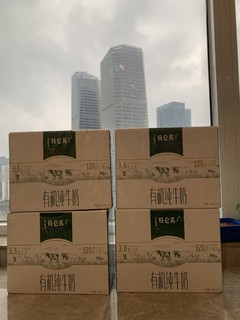 33一箱的特仑苏有机纯牛奶真香