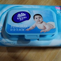 维达婴儿湿巾清洁肌肤80片1包