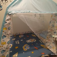 孩子睡哪里很重要，给他一个充满童趣的小帐篷