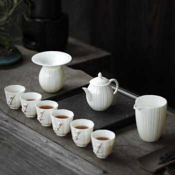 传统工艺与现代设计的完美结合——苏氏陶瓷（SUSHI CERAMICS）中国白瓷茶具礼盒装可以买！