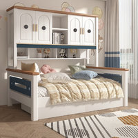 实用而美观的童床家具——童友奇布豆实木衣柜床一体