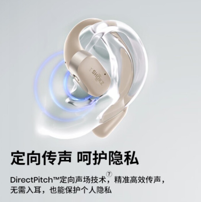 韶音发布 OpenFit 不入耳无线耳机、定向声场、28小时续航、IP54防水