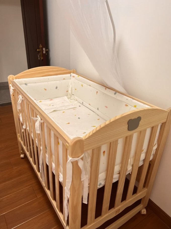 价格也实惠!好孩子官方gb婴儿床实木无漆宝宝摇篮