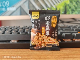 甘源鲜香虾条豆果烤肉味作为零食绝绝子