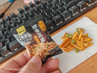 甘源鲜香虾条豆果烤肉味作为零食绝绝子