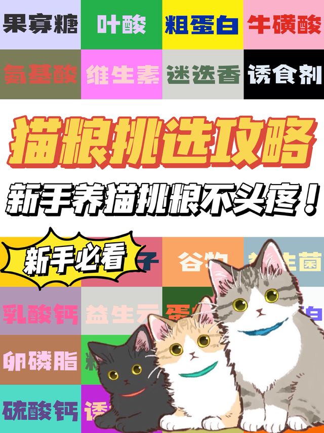 ​超全的猫粮挑选攻略！看完还不会选粮算我