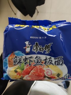 康师傅 鲜虾鱼板面 5包连包