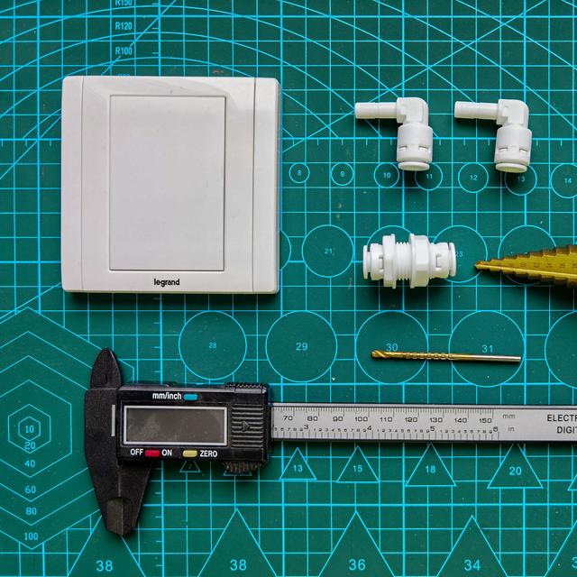 自制86型暗装管线机面板