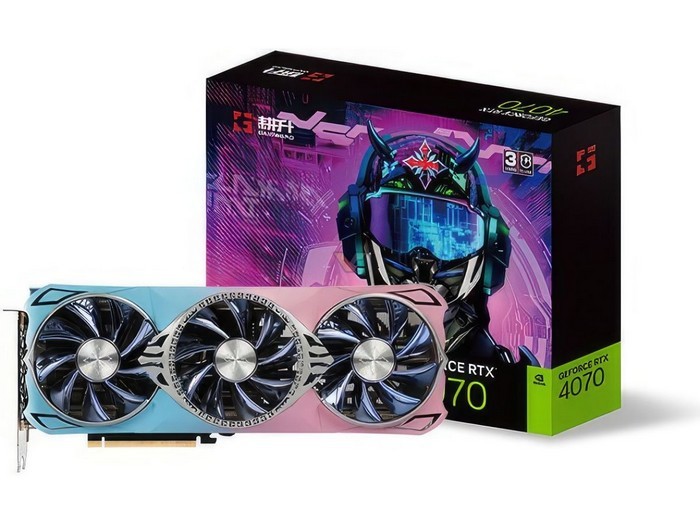 女玩家来！影驰、七彩虹等推出个性化女玩家专属 RTX 4070 显卡