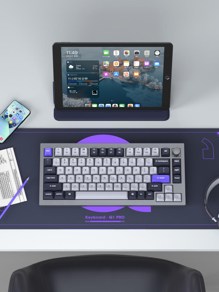 Keychron 推出 Q1 Pro 机械键盘：双模连接、75%布局、铝制机身