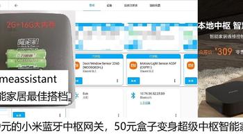 CM311-1A M401A变身超级智能家居中枢homeassistant，还要什么小米蓝牙中枢网关