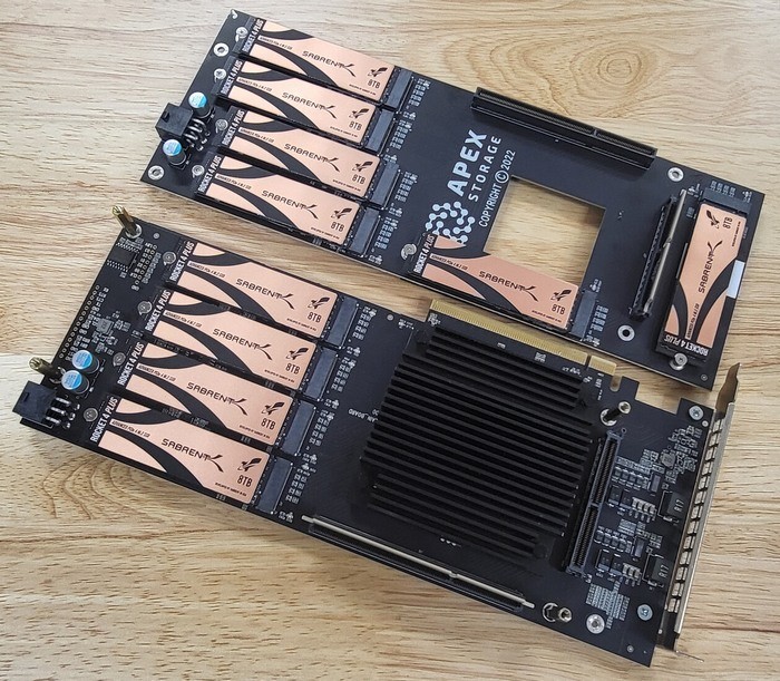 168TB！长的像显卡：Sabrent 将发布顶级 M.2 SSD 扩展卡