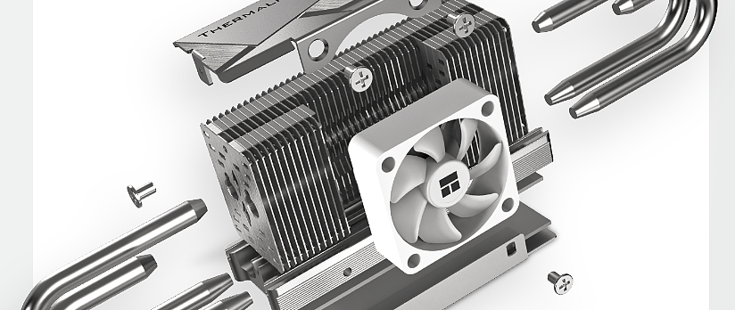 利民Thermalright 发布新款 “刺灵”AS120 V2 单塔散热器