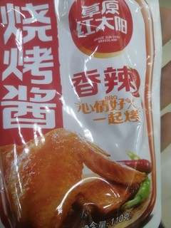 草原红太阳 原味烧烤酱烤肉酱烧烤料100g