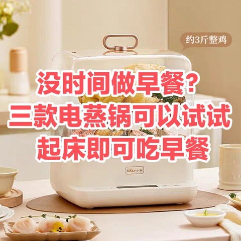 早餐怎么做怎么才方便？我推荐这三款电蒸锅•简单早餐轻松拿捏~