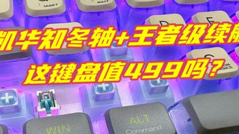 凯华知冬轴+王者级续航，这款三模机械键盘499贵不贵？