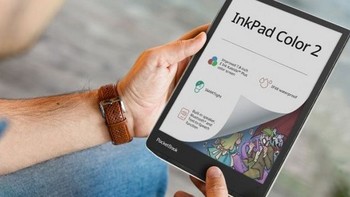 PocketBook 将发布 InkPad Color 2 彩色墨水屏平板，亮度增加、4核处理器、32GB储存