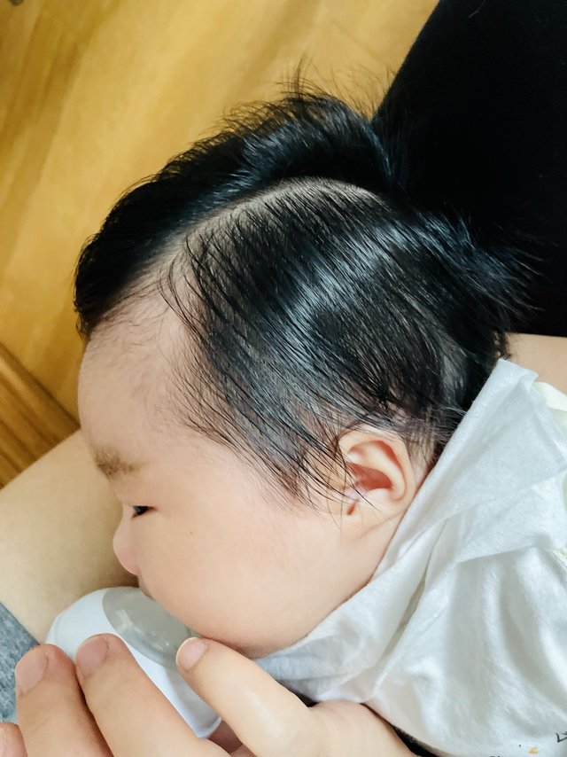 终于到了，已经72天没梳头了