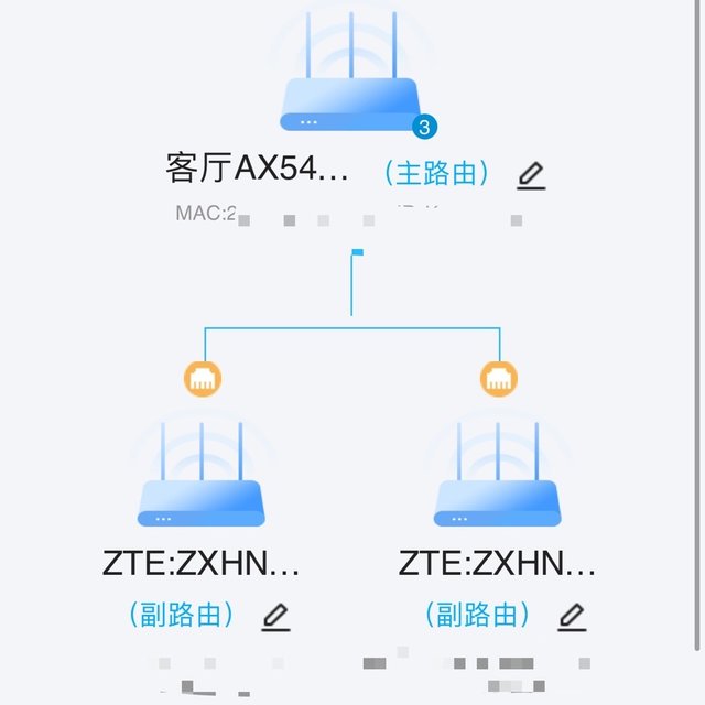 中兴AX5400pro和两台e2633解决组mesh问题