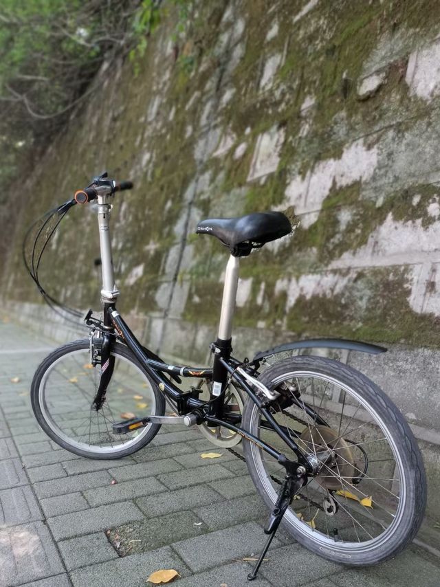 在小黄鱼购入二手大行折叠车