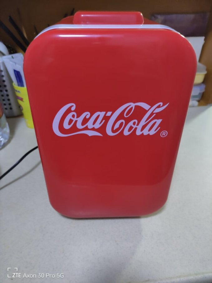 可口可乐车载冰箱怎么样 非常小巧可爱的小冰箱,可以车上._什么值得买