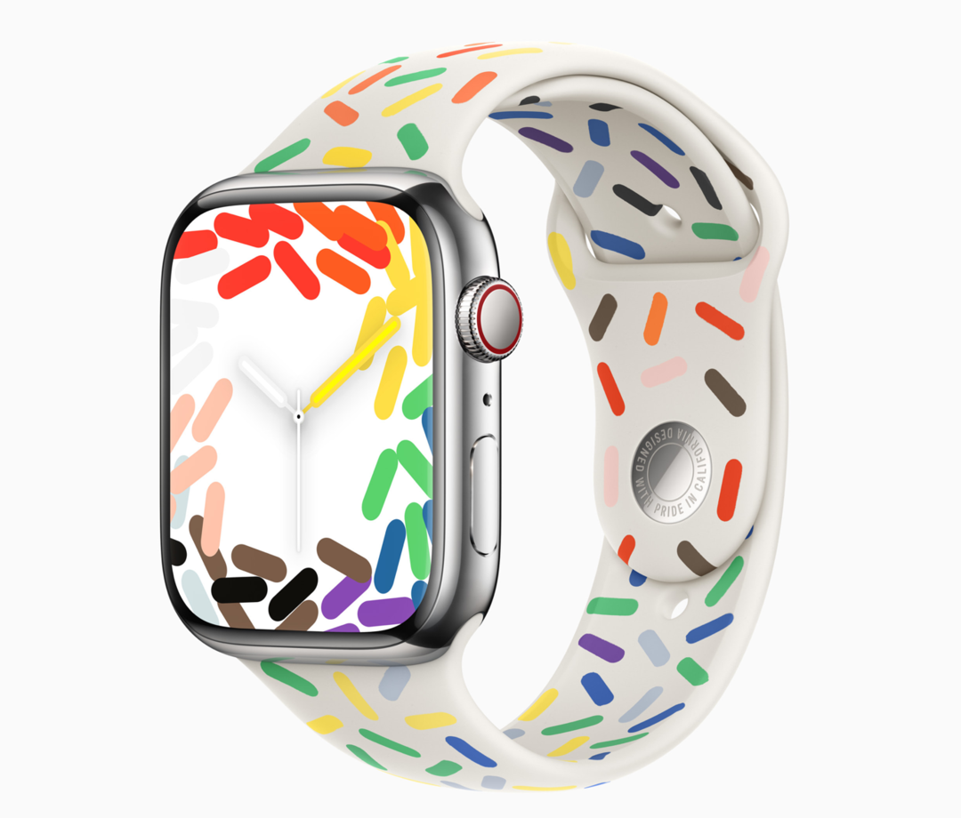 苹果发布 Watch 彩虹版运动表带、及表盘和 iPhone 壁纸