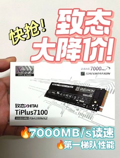 国产发威！顶级SSD致态7100开始大跌！