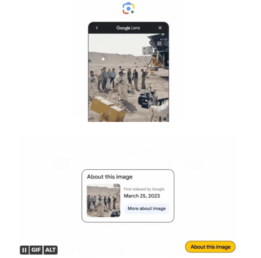 帮你甄别 AI 图：谷歌发布 About this Image 工具，年内上线 Lens 插件