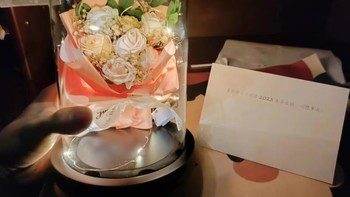 520情人节永生花玻璃罩礼盒花束生日礼物玫瑰花束送女友妈妈干花